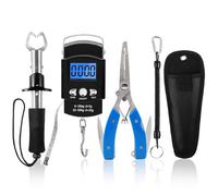 XBLACK Kit d'outils de pêche avec Pince à Poisson et Balance de pêche résistant à l'eau salée, Simple Set