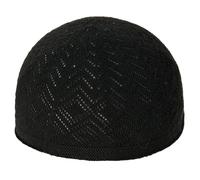 XBOKA Chapeau Kufi en tricot creux pour adultes, adolescents, musulmans, respirant, décontracté, fait à la main, chapeau de prière traditionnel
