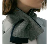 XBOKA Écharpe courte en tricot chaud pour costume de bureau, cache-cou, châle pour femme, écharpe croisée d'extérieur et d'intérieur