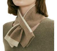 XBOKA Écharpe courte en tricot chaud pour costume de bureau, cache-cou, châle pour femme, écharpe croisée d'extérieur et d'intérieur