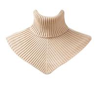 XBOKA Écharpe d'hiver en tricot à col roulé pour femme - Écharpe solide pour femme à la mode