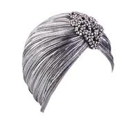 XBOKA Luxueux chapeau à strass à la mode pour femmes chapeau musulmans chapeau pour patients chimio et accessoire de mode