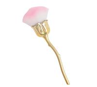 XBOKA Nail Art Poudre Remover Cleaner Brush Rose Forme Long Manche pour Coupe Ongles Maquillage Brush Outils