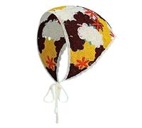 XBOKA Turban floral pour femme - Turban extensible - Foulard tricoté coloré