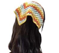 XBOKA Turban floral pour femme - Turban extensible - Foulard tricoté coloré