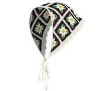XBOKA Turban floral pour femme - Turban extensible - Foulard tricoté coloré