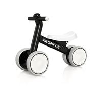 XBONFOE - Draisienne pour bébé garçon de 1 an, draisienne pour 10-24 mois, vélo pour bébé sans pédale, 4 roues silencieuses, jouets First Ride avec