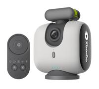 XbotGo Cameleon AI Caméra d'action automatique - Caméra de football 4K 60 fps pour sports d'équipe, diffusion en direct, sans abonnement, fonctionne avec iOS et Android (gris perle)