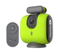 XbotGo Chameleon Caméra d'action Sport 4K 60FPS - SuiviFootball & Enregistrement Basket pour Sports Collectifs, Diffusion Live, Installation Facile, Compatible iOS & Android (Vert Citron)
