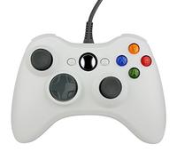 Xbox 360 Game Controller USB Wired Gamepad Game Joystick Joypad for Microsoft & Windows PC (White)