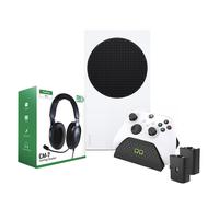 Xbox Console Series S - 1 To - Blanc - Édition numérique - Version EU + Double station de chargement avec 2 batteries rechargeables Venom & Casque Gaming Onlan offerts
