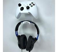Xbox Controller Wall Mount & Headphone Holder Hanger Bracket (2 PACK) For Xbox Series X/Series S/One/One S/One X Remote White x 2