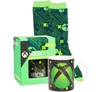 Xbox - Ensemble tasse/chaussettes pour enfants, logo NS6659 (taille unique) (Vert)
