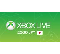 XBOX Live Gift Card 2500 JPY