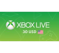 XBOX Live Gift Card 30 USD