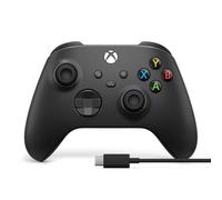 Xbox Manette de jeu sans fil câble USB-C® (2025) - Noir carbone - Jouez sur, Windows, Android, iOS, FireTV Sticks, Smart TV, casques VR