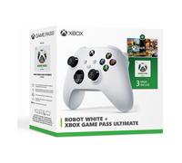 Xbox Pack manette sans fil blanche + 3 mois Game Pass Ultimate Xbox Series