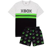 XBOX Pajamas Mens Adultes Game T-Shirt Noir T-Shirt & Shorts PJS Merchandise L