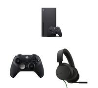 Xbox Series X + Xbox Manette Elite Série 2 Sans Fil Noire + Xbox Casque Filaire