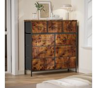 Xbro AP70 Commode avec tiroirs, commode armoire 9 tiroirs en tissu, rangement pour penderie, commode chambre à coucher