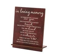 Xbsduih 1 pièce en mémoire aimante pour mariage, décorations en bois, décorations de mariage en bois, pour réception commémorative pour mariage