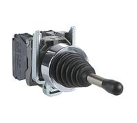 Xbsduih 1 Pièce XD4PA22 Contrôleur À Joystick Électrique avec Mécanisme De Ressort De Retour, Noir et Métal et Plastique, Type de Contact Normalement Ouvert.