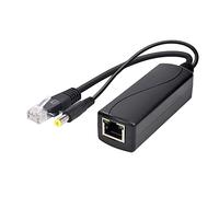 Xbsduih 100 M PoE Splitter 12 V 1 A IEEE 802.3Af 1.5 KV Isolation Protection pour Réseau Domestique Réseau Entreprise