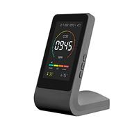 Xbsduih 1Set 3 In1 Compteur de CO2 Numérique Testeur pour Capteur de Température et Humidité (Noir)