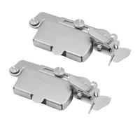 Xbsduih 2 x guide de couture magnétique multifonction guide de couture, guide pour ourlet, guide pour ourlet, guide d'ourlet pour point noué industriel ou pied mobile durable, installation facile