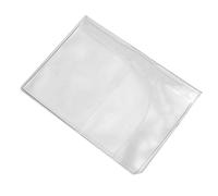 Xbsduih 2 x protection portefeuille voyage couverture support de passeport de mode dossier, transparent
