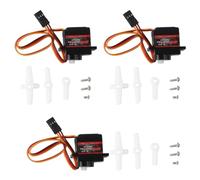 Xbsduih 3 Pièces/Servo 9G Servo Moteur Numérique Direction Haute vitesse Servo RC Servo Engrenage en Plastique pour 1/16 1/18 1/24 RC Voiture Boat