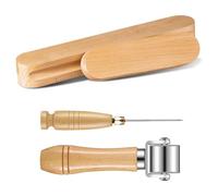 Xbsduih 4 Pièces de Tailleur, Rouleau de Couture et Outil de Pressage pour Coudre Le Quilting, Ensemble D'Outils de Quilting en Bois de Hêtre, Installation Facile, Facile à Utiliser