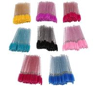 Xbsduih 400 pcs Brosse à Cils Jetables Baguettes pour Mascara Bobines pour Extensions de Cils Pinceaux pour Sourcils et Maquillage