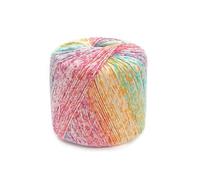 Xbsduih 40G/Balle Fil de Coton Dentelle Coloré Fil Gradient Teinture Segmentaire à la Main Bricolage Crochet Vêtement Poupée Fil de Dentelle Bien Fait Facile à Utiliser B