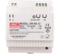 Xbsduih -60-12 Transformateur 12 Volts 5 Amp Alimentation pour Rail DIN Industriel Alimentation 220 V CA 12 V CC (12 V)