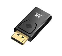 Xbsduih Adaptateur Vidéo 4K DP vers, Displayport Mâle vers, Convertisseur de Moniteur de Télévision D'Ordinateur pour PC TV