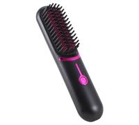 Xbsduih Brosses à Cheveux Électriques pour Lisseur à Cheveux Sans Fil Portable Rechargeable Peigne Chauffant Fils
