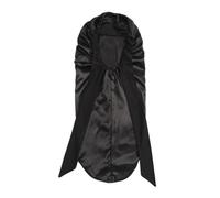 Xbsduih Capot de Nuit Longue Queue Cheveux Tressés Casque de Nuit Bonnet de Douche pour Sauna Capot de Bain Durable Facile à Utiliser Haute Qualité Noir
