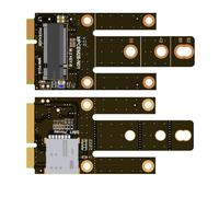 Xbsduih Carte Adaptateur MPCIE à fente d'extension Key-B MINIPCI-e A M.2 NGFF carte adaptateur d'interface WiFi à carte adaptateur M B