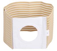 Xbsduih Ceinture abdominale pour stomie support de ceinture porter stomie abdominale pour fixer le sac et prévenir le parastomal (S)