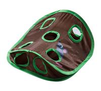 Xbsduih Chiot Chat Interactif Caché Jeu de 9 trous, dans le Tunnel Jeu Intelligent pour Chats Kit Jouet Caché Pliable