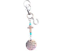 Xbsduih Clip avec pendentif pour et bride, clip avec pendentif pour et bride, clip pour corde en cuir, décoration de bénédiction C