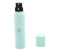 Xbsduih Coupe-ongles électriques pour chiens pour meuleuses pour chiens rechargeable USB recharge LED lumière animale silencieux pattes de chat ongles bleu