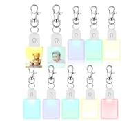 Xbsduih DIY en acrylique avec transfert lumineux en plastique rectangulaire, 10 pièces