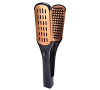 Xbsduih Double face avec poils de sanglier, peigne, pince, antistatique, plaque à cheveux, peigne, queue de cheveux,
