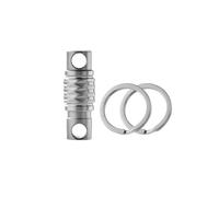 Xbsduih En Alliage de Titane Fermeture à Ressort Haut Bande Pour Voiture Mini Tournant Universel Avec Boucle En Forme De [Sablage] Durable