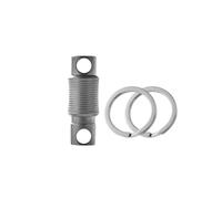Xbsduih En Alliage de Titane Fermeture à Ressort Haut de Gamme pour Voiture Mini Rotatif Universel avec Boucle - Lignes Horizontales [Stone Wash] Résistant Facile à Utiliser