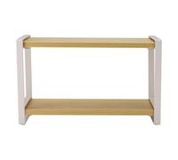 Xbsduih Étagère de rangement à double couche pour épices de cuisine, étagère pour articles divers pour la maison, étagère pour organisation de table, supports en métal