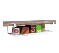 Xbsduih Étagère réglable - Clip long pour ranger le bureau pour bureau, étagère en métal pour armoires facile à installer - B