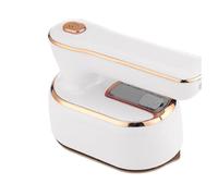 Xbsduih Fer à Vapeur pour VêTements Voyage Mini Fer à Vapeur Portable Vapeur Petite Taille Voyage CollèGe Essentiels Prise UE